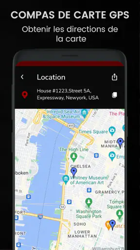 Boussole : Digital Compass App screenshot