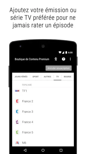 Boutique de Contenu Premium screenshot