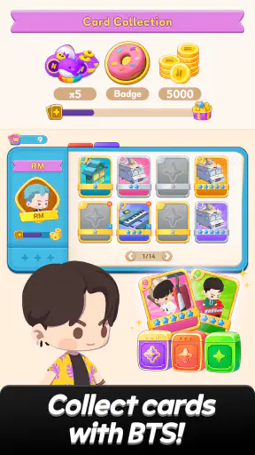 BTS Island: In the SEOM Puzzle screenshot