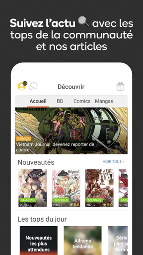 Bubble BD Comics Mangas screenshot