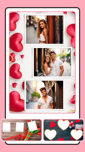 Cadre photo, collage photo screenshot