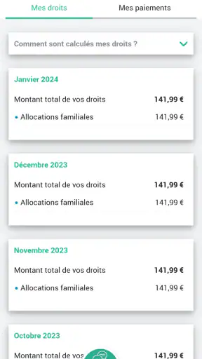 Caf - Mon Compte screenshot