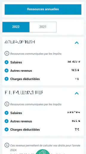 Caf - Mon Compte screenshot