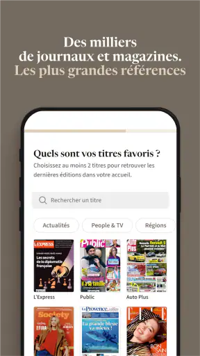 Cafeyn - Journaux & magazines screenshot