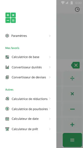 Calculatrice Simple screenshot