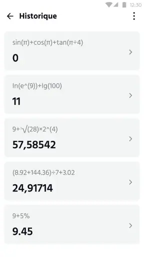 Calculatrice Simple screenshot