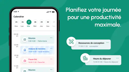 Calendrier 2025 screenshot