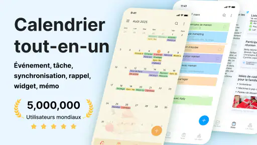 Calendrier Agenda, Planner App screenshot