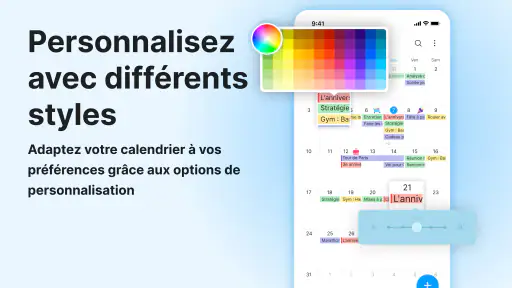 Calendrier Agenda, Planner App screenshot