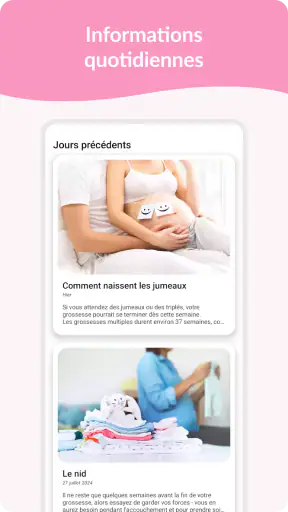 Calendrier de Grossesse screenshot
