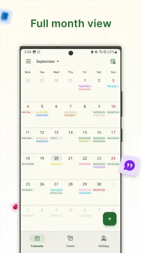 Calendrier de vacances screenshot