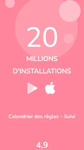 Calendrier des règles – Suivi screenshot