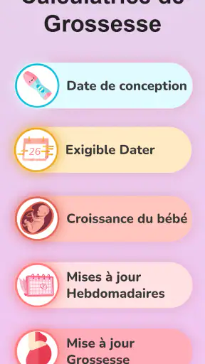 Calendrier Grossesse Suivi screenshot
