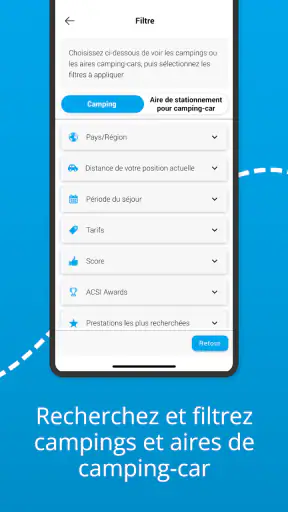 CampingCard ACSI screenshot