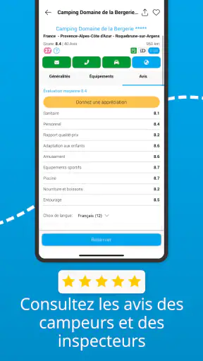 CampingCard ACSI screenshot