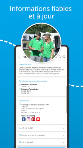 CampingCard ACSI screenshot