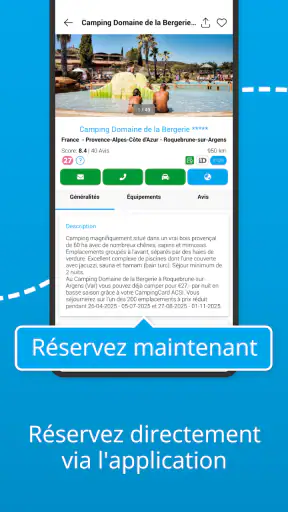 CampingCard ACSI screenshot