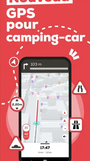 CaraMaps - Aires camping-car screenshot