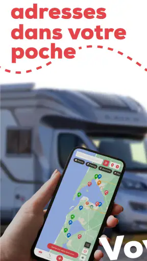 CaraMaps - Aires camping-car screenshot