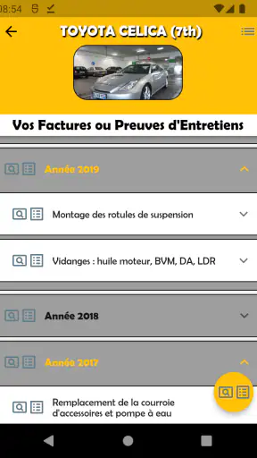 Carnet Entretien pour Voitures screenshot