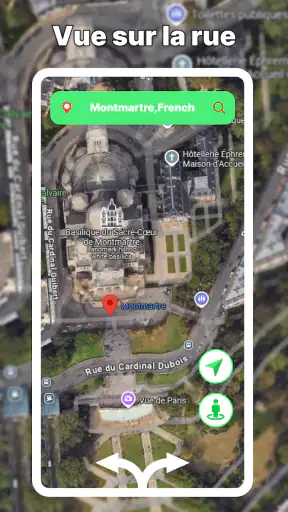Carte de la Terre satellite screenshot