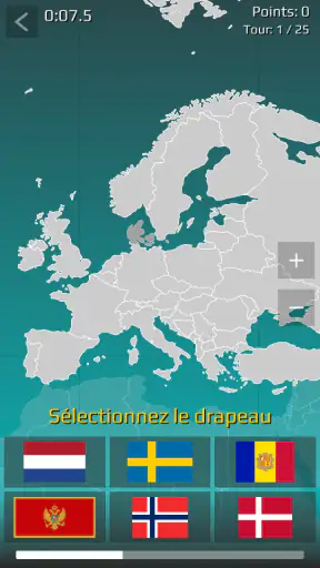 Carte du monde Quiz screenshot