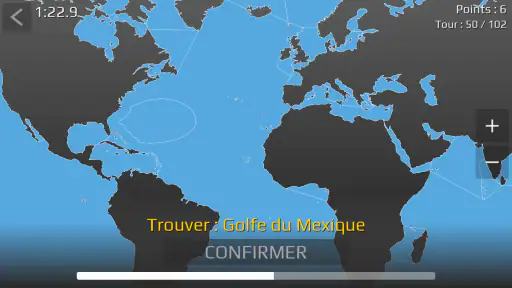 Carte du monde Quiz screenshot