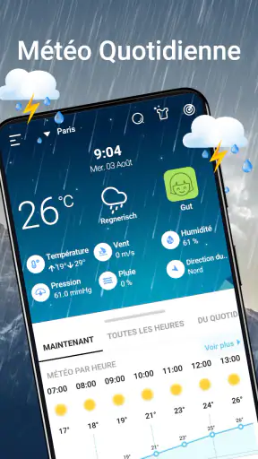 Carte météo : demain, aujourd screenshot
