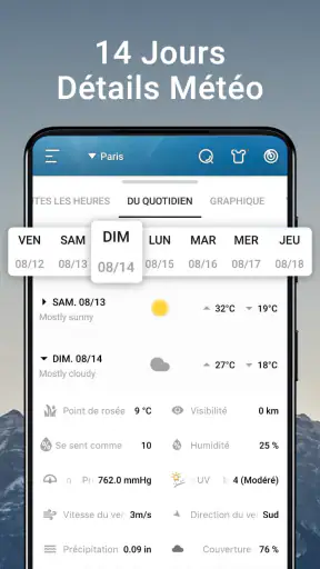 Carte météo : demain, aujourd screenshot