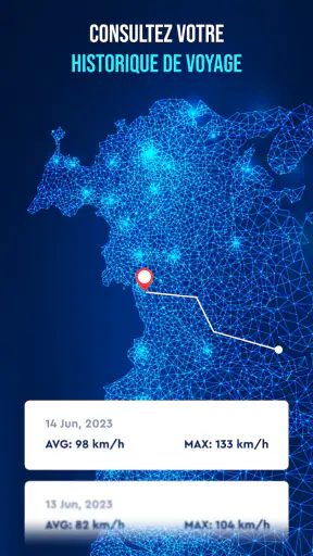 Carte radar, détecteur radar screenshot
