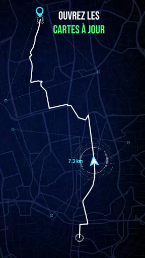 Carte radar, détecteur radar screenshot