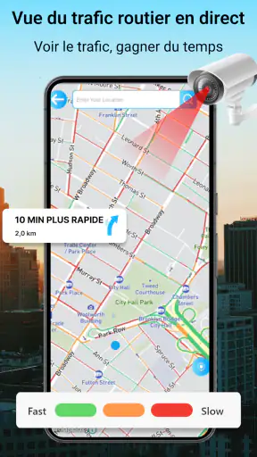 Carte satellite GPS en direct screenshot