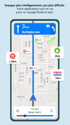 Cartes GPS, navigation, trafic screenshot