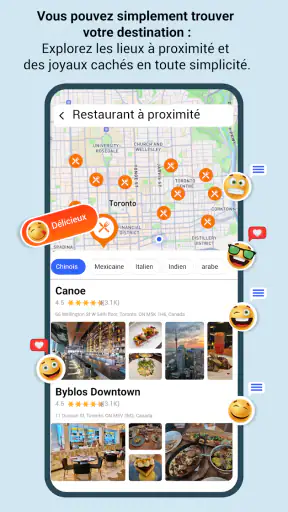 Cartes GPS, navigation, trafic screenshot