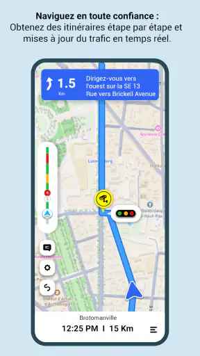 Cartes GPS, navigation, trafic screenshot