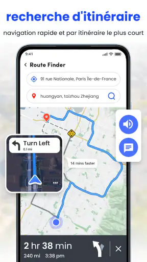 Cartes GPS satellite en direct screenshot