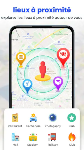 Cartes GPS satellite en direct screenshot