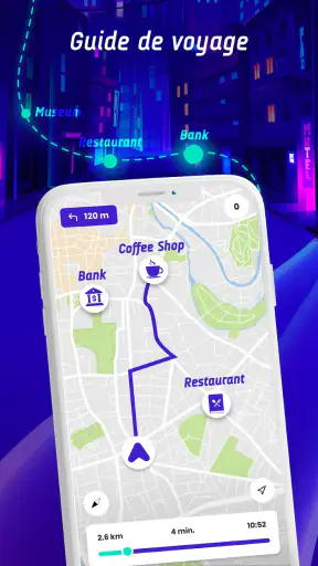 Cartes hors ligne, GPS screenshot