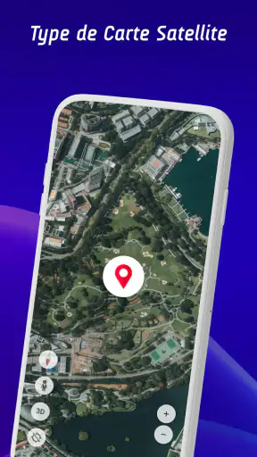 Cartes hors ligne, GPS screenshot