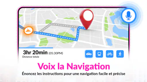 Cartes satellite GPS direct screenshot