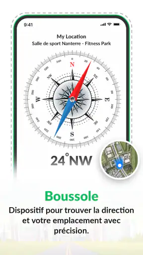Cartes satellite GPS direct screenshot