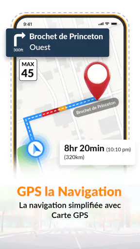 Cartes satellite GPS direct screenshot