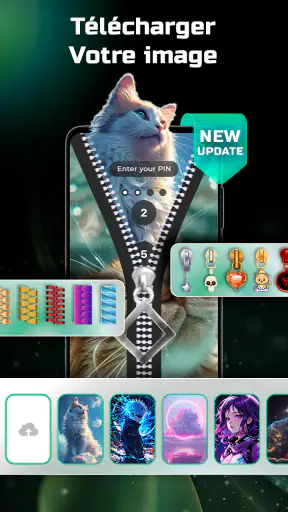 Casier à Fermeture Éclair App screenshot