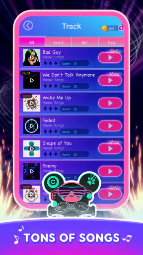 Cat Piano Tiles: Jeux de piano screenshot