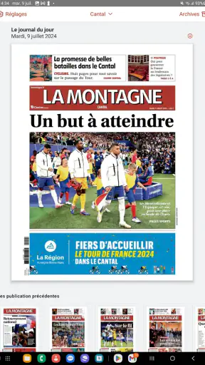 Centre France Le Journal screenshot