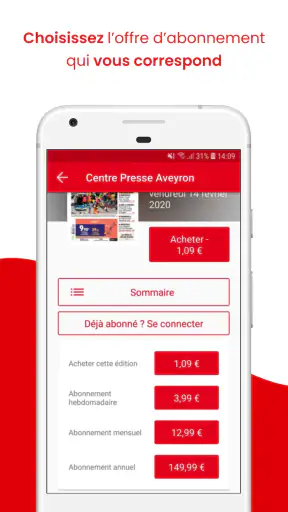 Centre Presse Aveyron, Le Jour screenshot
