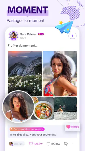 Chamet -Chat vidéo & Rencontre screenshot