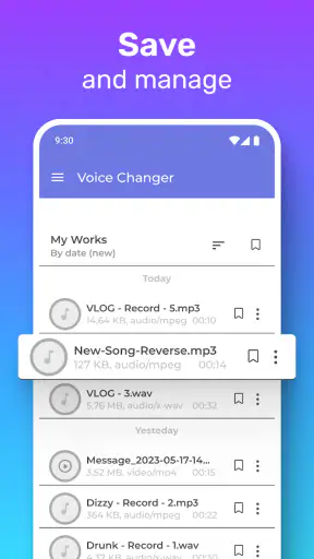 Changeur de voix vidéo Pro screenshot