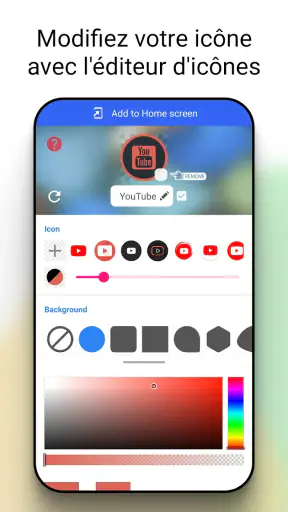 Changeur d'icône screenshot