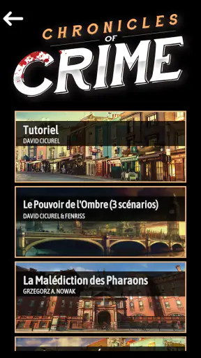 Chronicles of Crime screenshot